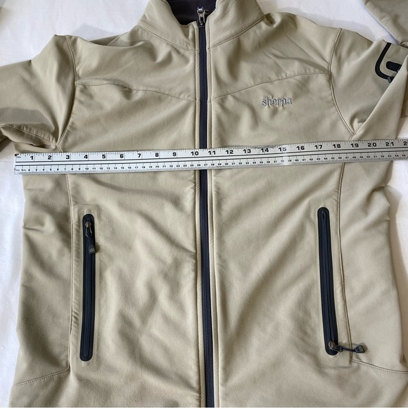 Sherpa Adventure Gear Jacket Beige Nepal Mens Full Zip Outdoors Tactel 3 Pockets - Picture 4 of 9